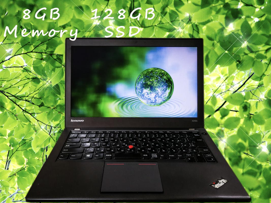 Lenovo ThinkPad X240s (Hi Power Ecology Edition) i5 8GB 256GB(SSD) 12.5(1366×768)  TwinBatteryTime(5h4m) Win10