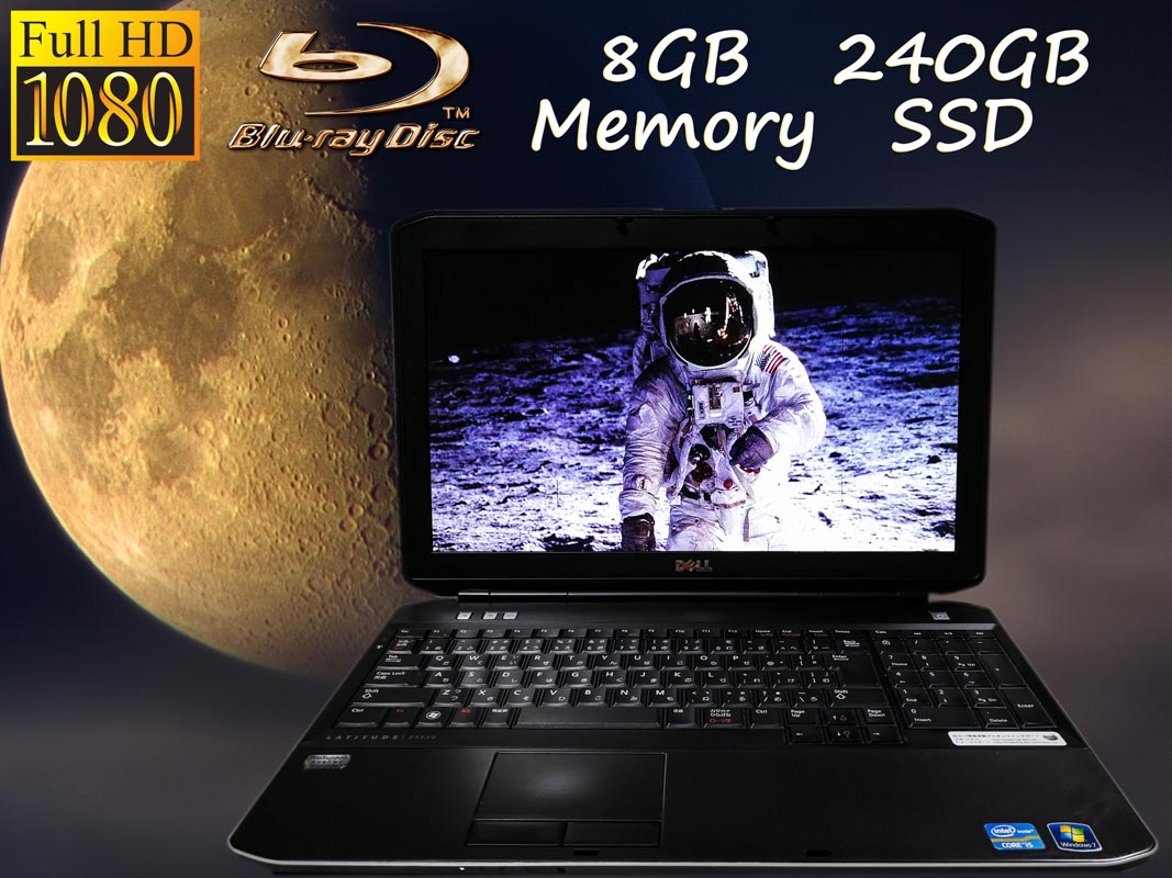 Dell Latitude E5530  (fHD,ブルーレイ, 新品SSD) i5 8GB SSD(240GB) Blu-ray(Multi) 15.6(1920×1080) BatteryTime(5h16m)  Win10