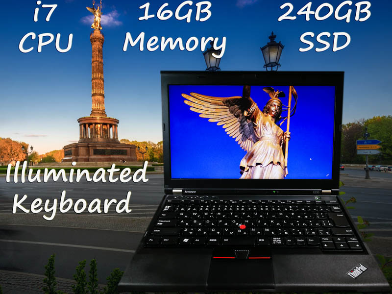 Lenovo ThinkPad X230 i7  16GB(最強最速)  SSD(新品240GB)  12.5(1366×768)  BatteryTime(6h32m)  Illuminated keyboard  Bluetoothマウス  Win10