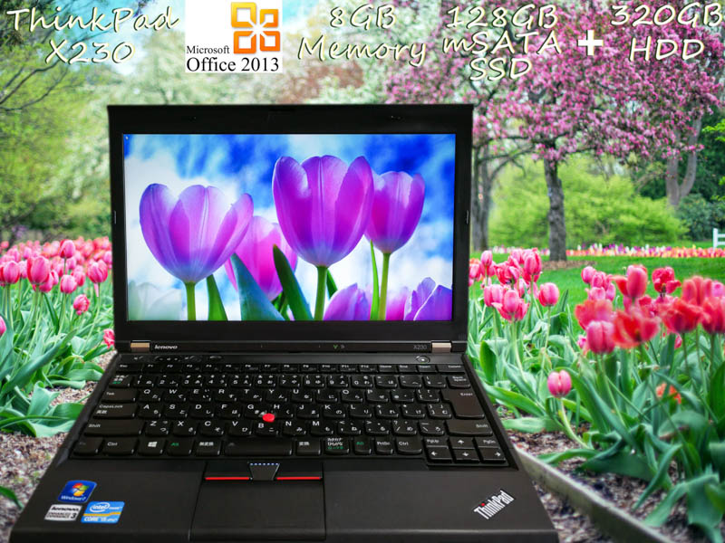 Lenovo ThinkPad X230 i5 8GB SSD(mSATA 128GB)+HDD(320GB) HD 12.5 (1366×768)  BatteryTime(5h51m)  KeyboardLight  Win10 Office 2013