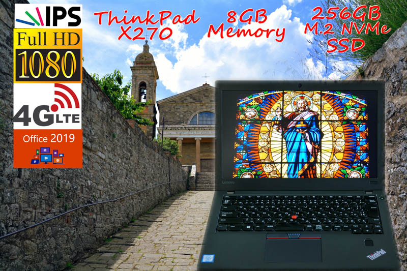 Lenovo ThinkPad X270 i5 8GB  SSD(新品NVMe 256GB) 画面(fHD IPS 12.5 1920×1080) 4G/LTE バッテリ(2基搭載 7h50m) Bluetooth カメラ 指紋 Office2019 Win10